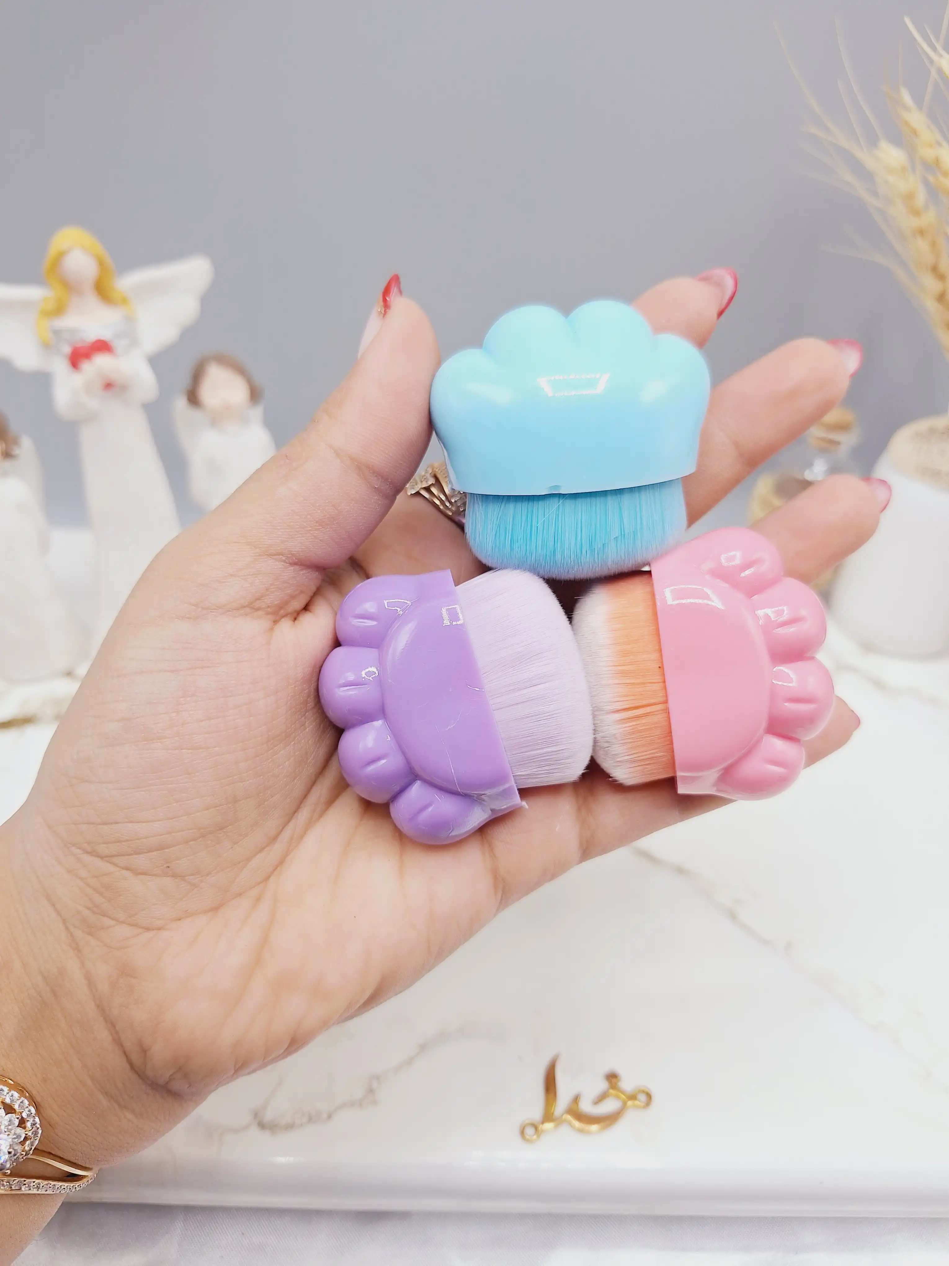 براش باکس دار طرح پنجه گربه