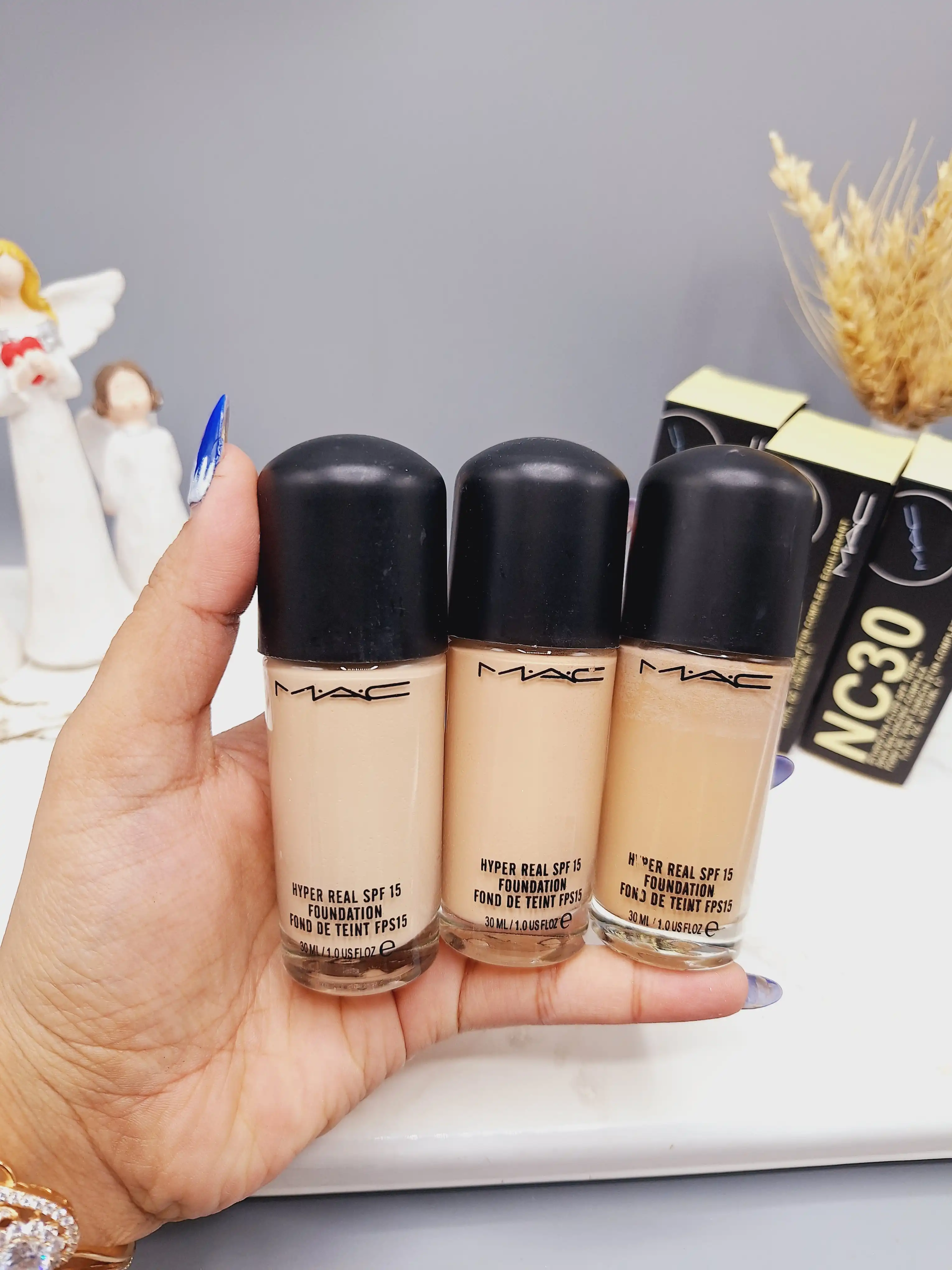 کرم پودر مک Hyper real  spf 15