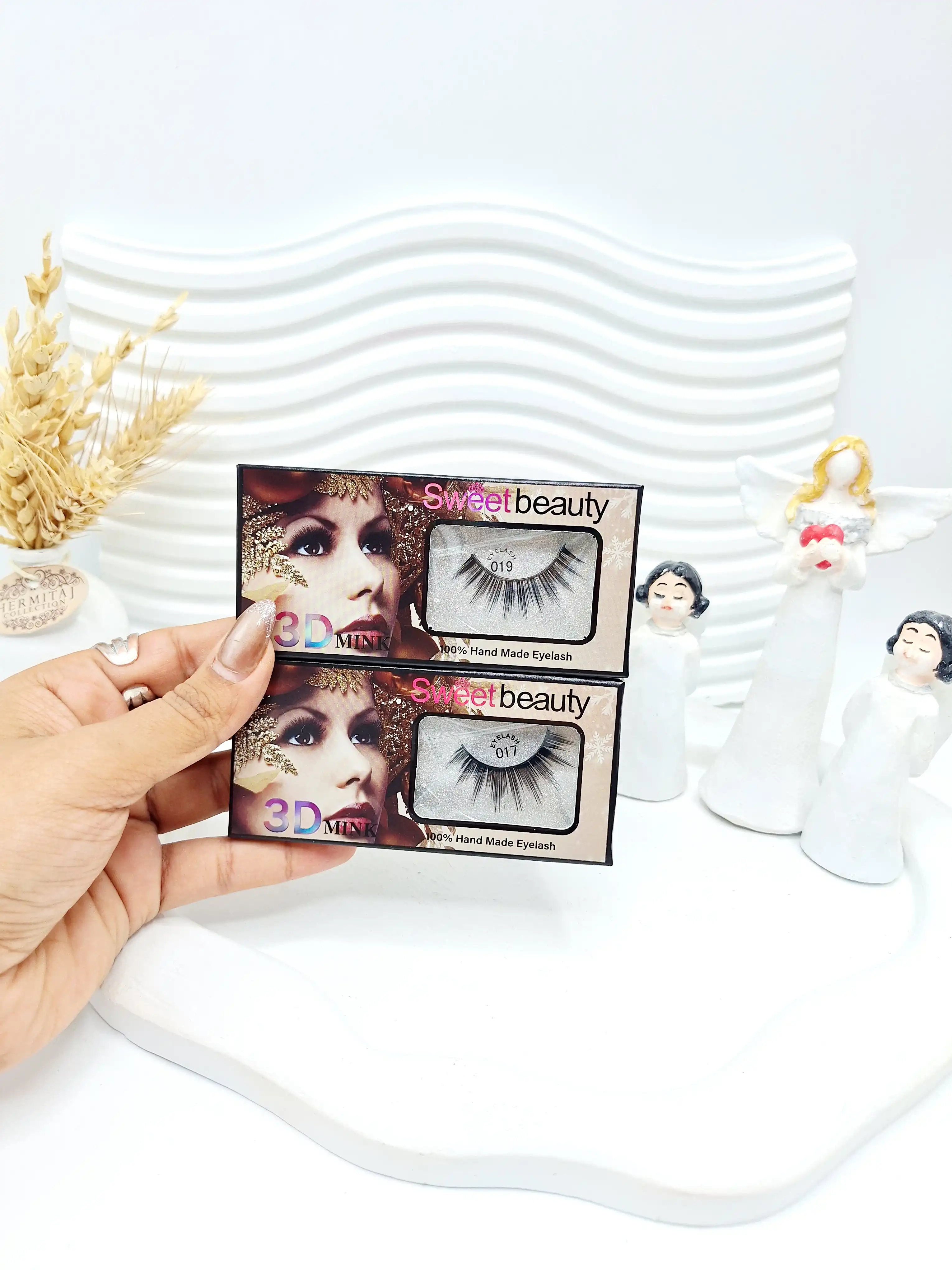 مژه مصنوعی 3D  طبیعی سوییت بیوتی Sweet Beauty کد JM-4422